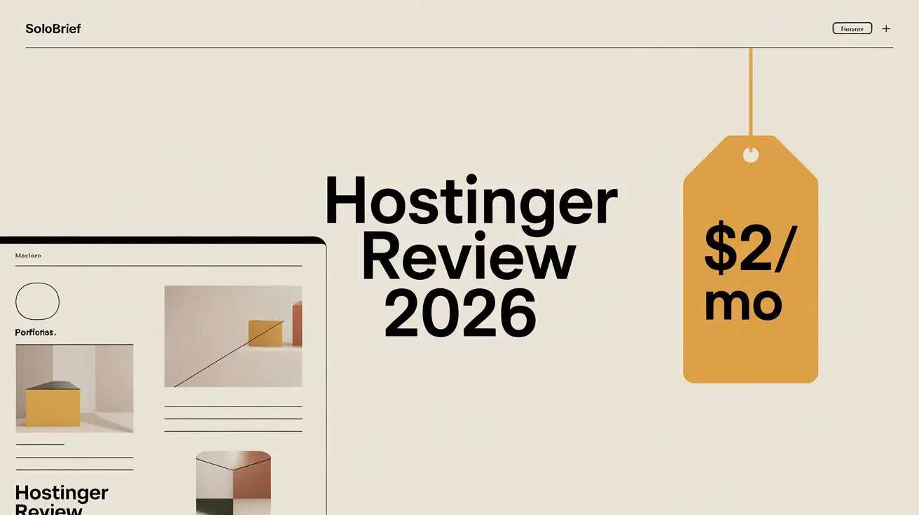 Hostinger review for freelancers 2026 — cheapest web hosting for portfolio sites